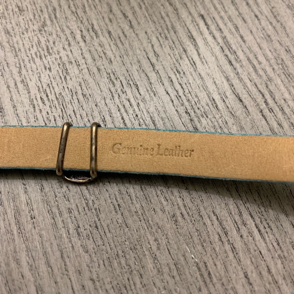 Native American Genuine Leather Bracelet with removable charm accents - Picture 5 of 5